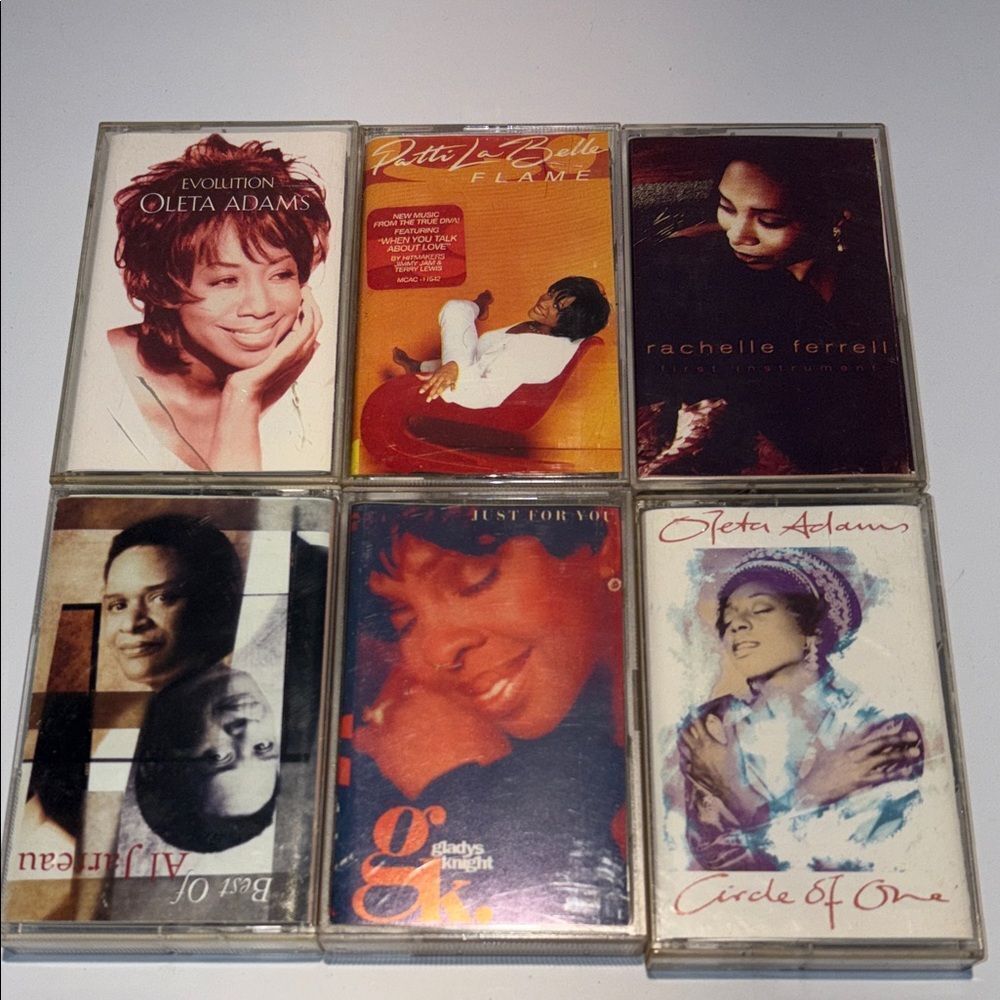 Collection of Vintage Music Cassettes